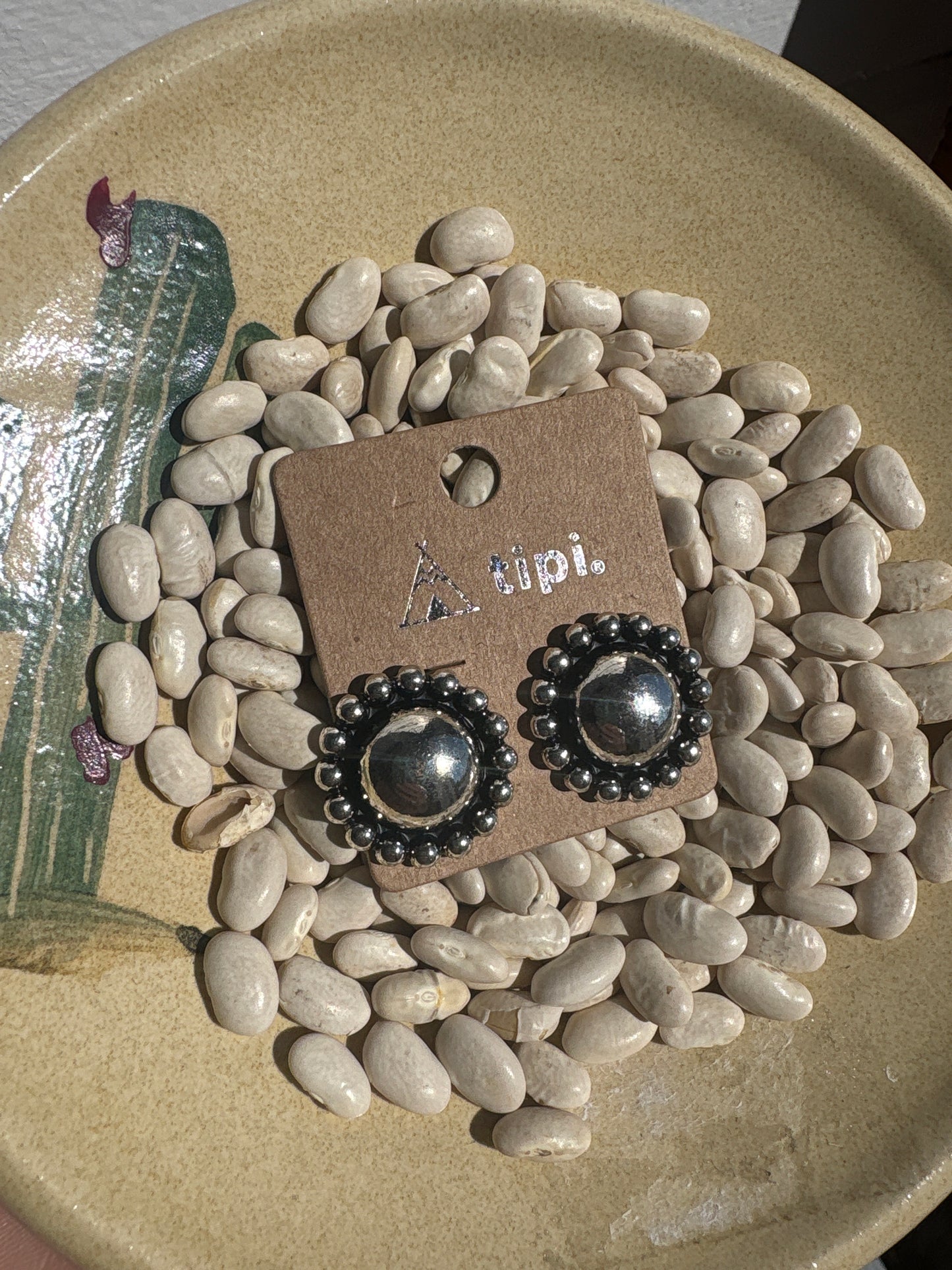 Round Ball Bubble Post Earring