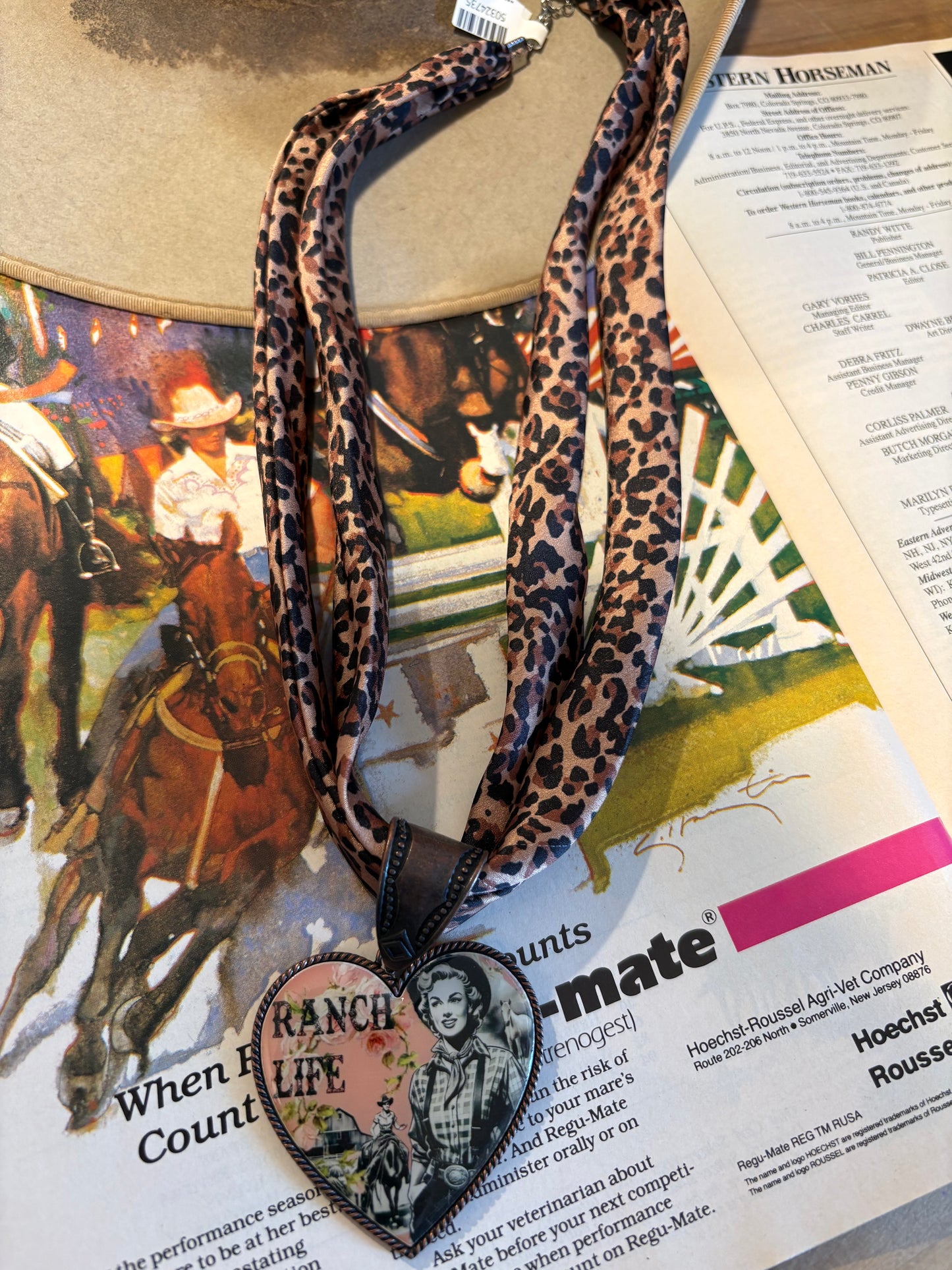 21β Bandanna Pendant Necklace *Ranch Life
