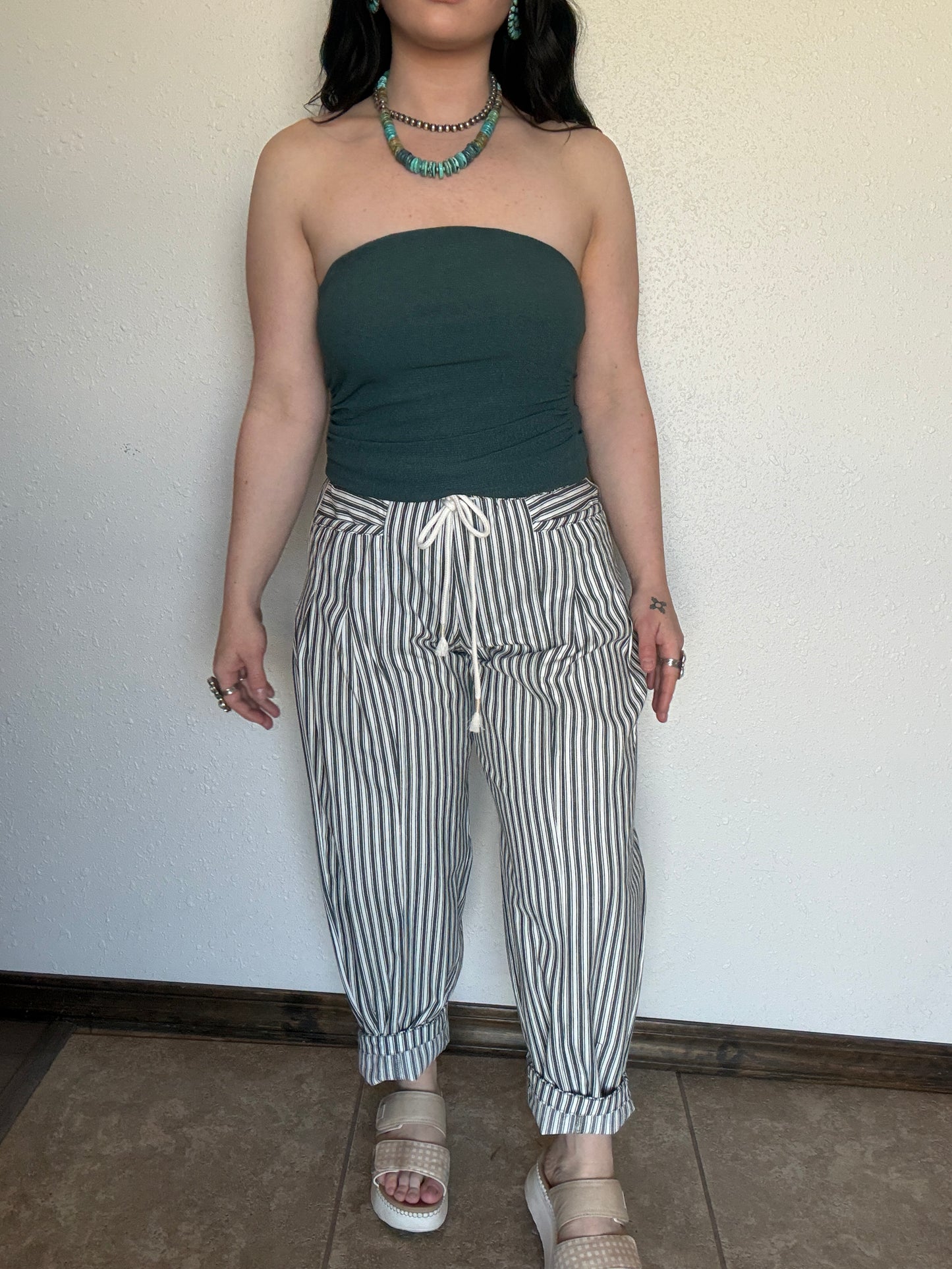 The Cayko Stripe Denim *Green