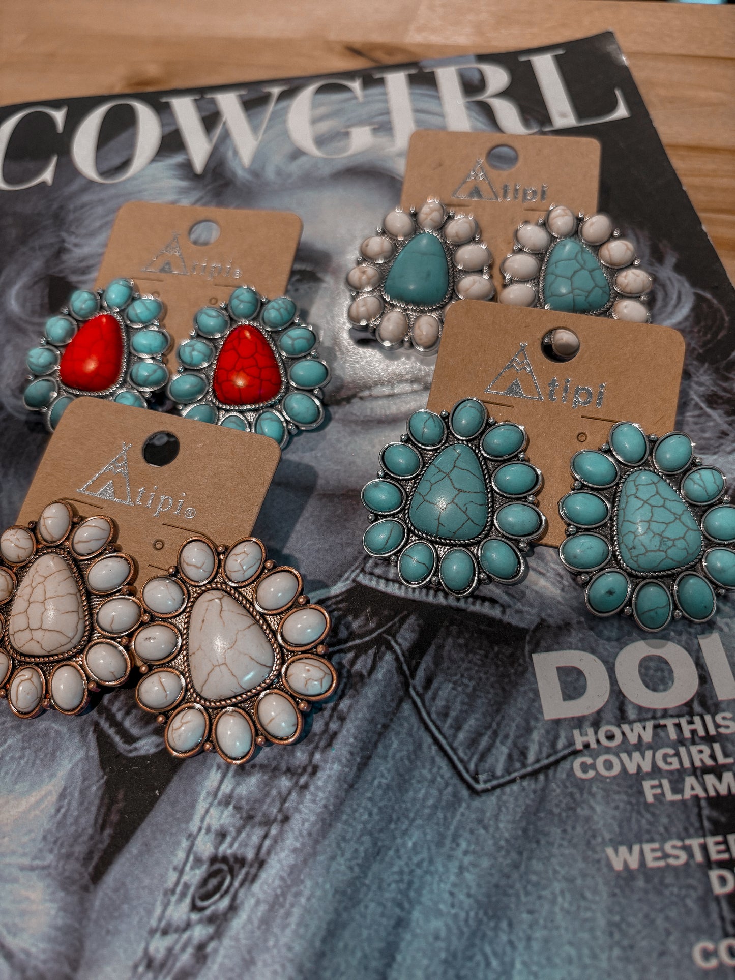 Cluster Earrings