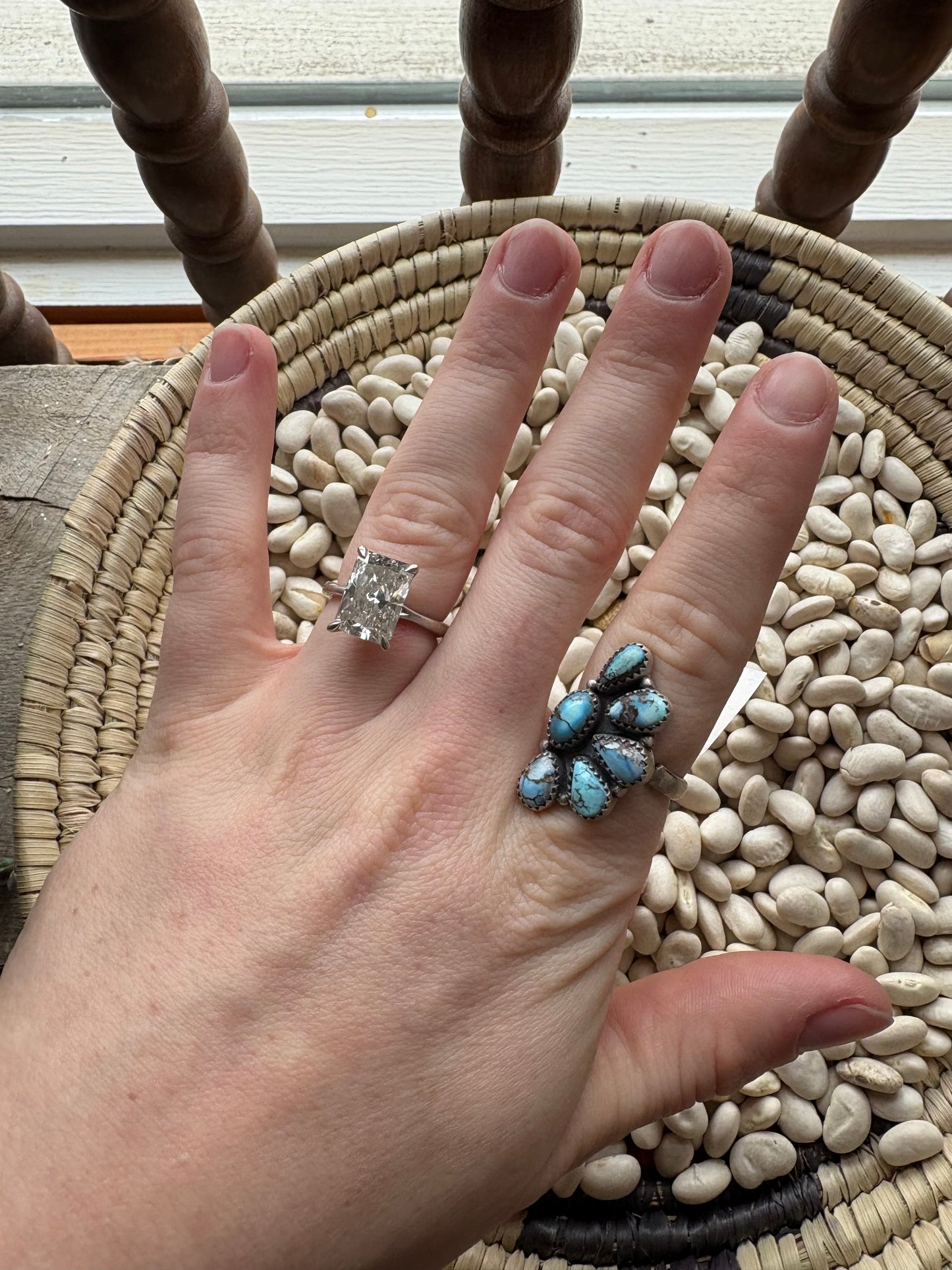 Golden Hills Half Cluster Ring