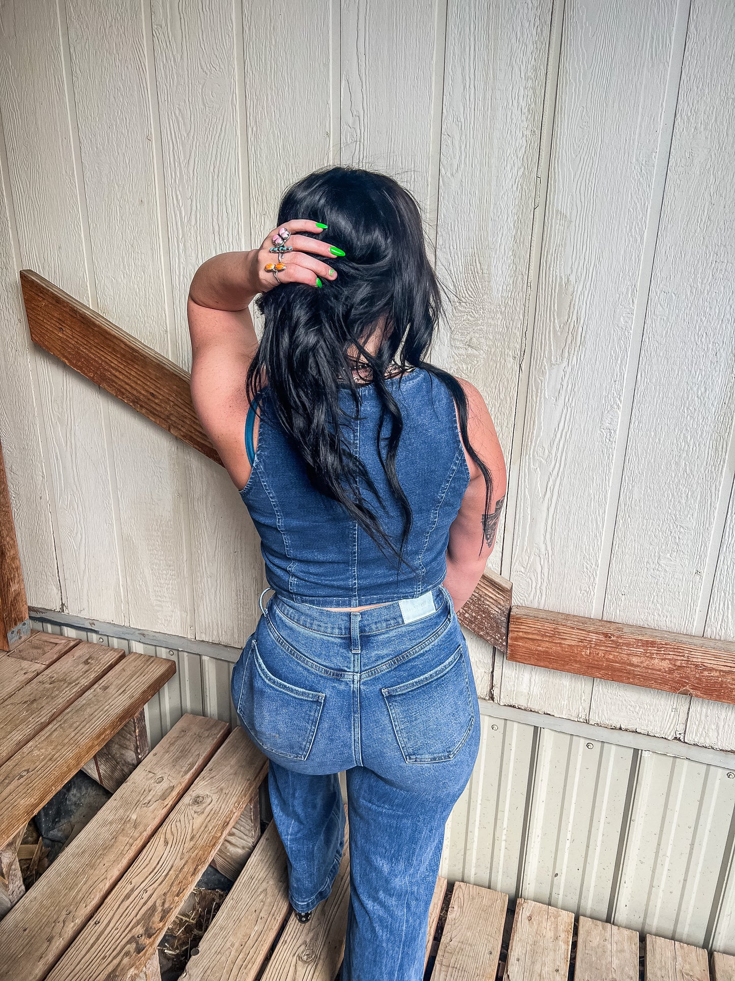 Pecos Queen Vest *DENIM