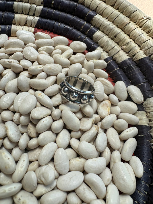 Sterling Silver Bubble Ring