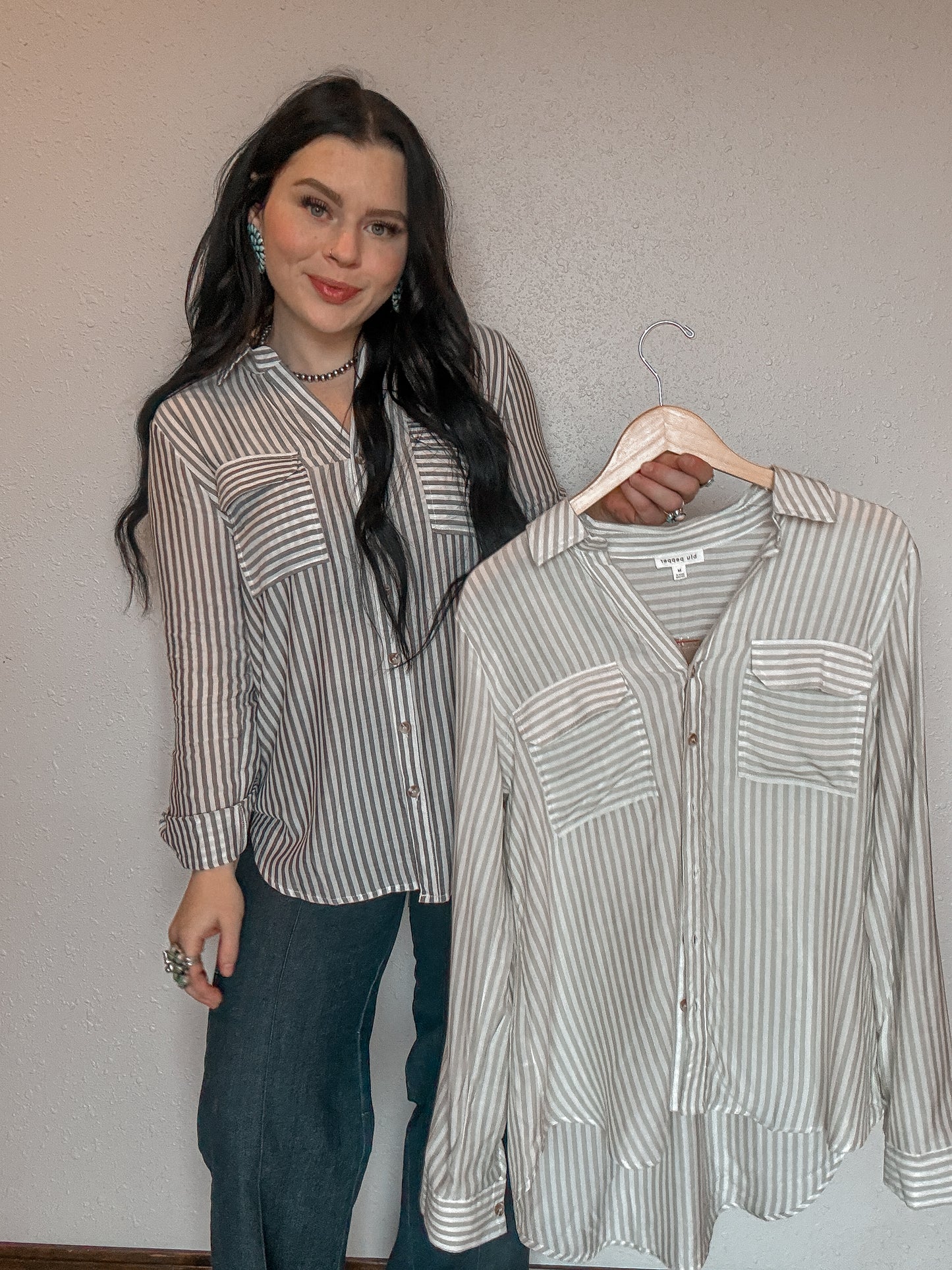 The Mesa Button Up *Green