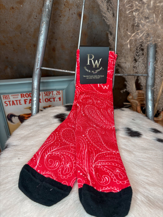 Boot Sock *Paisley