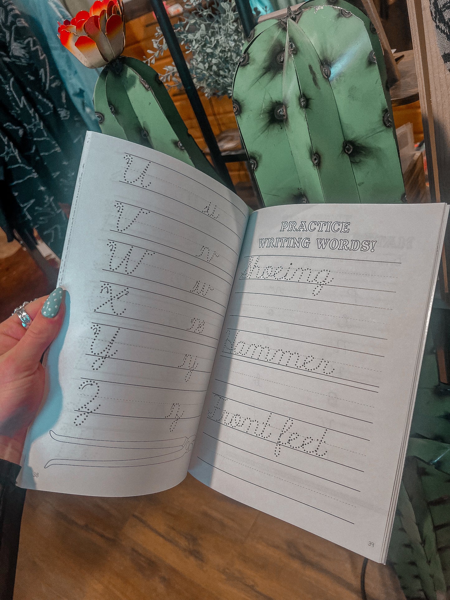 Bored On The Range Book Farrier Cursive Handwriting