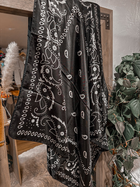 Black & White Wild Rag