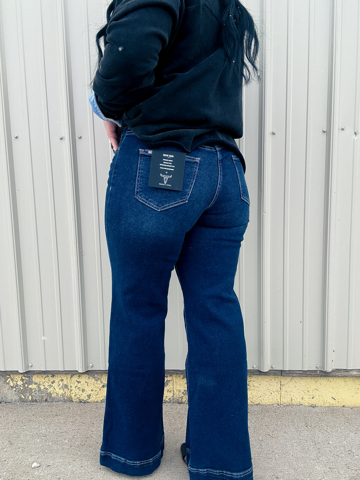 Dark Wash Arrow Denim