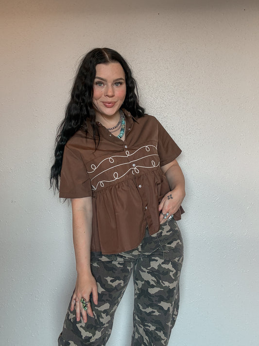 Loopty Lou Short Sleeve *Chocolate