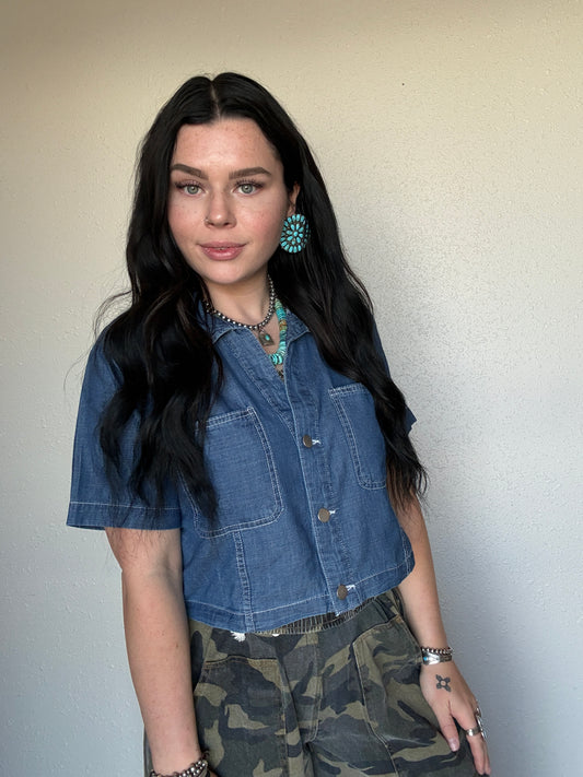 The Indigo Cropped Denim
