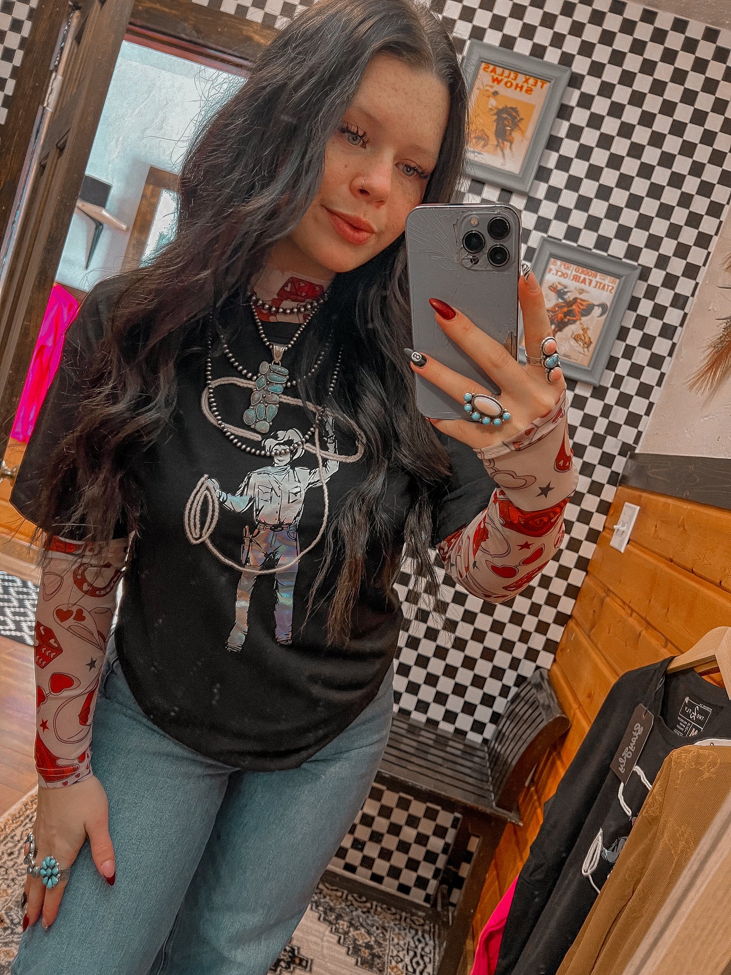 Holographic Roper Tee