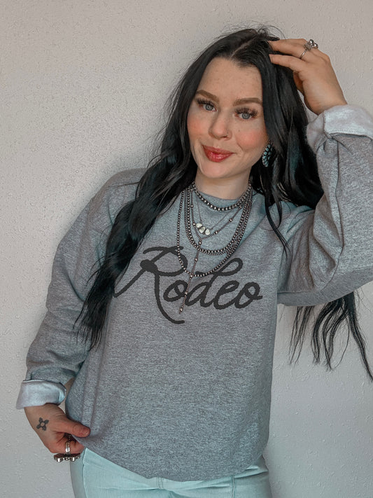 Roped Rodeo Crewneck