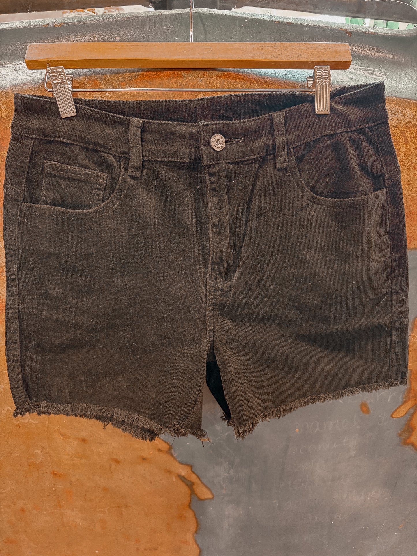 The Cowboy Corduroy Shorts ONE LARGE LEFT