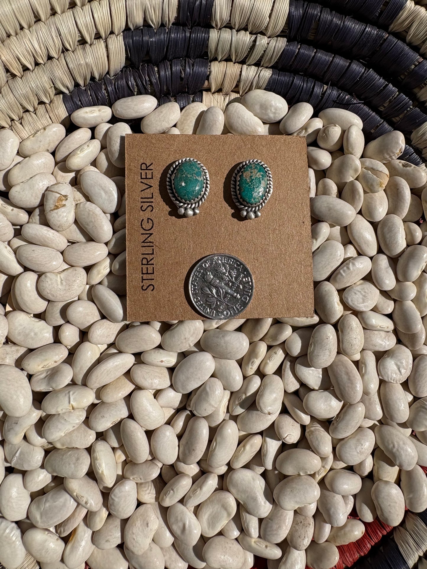 Lone Mountain Turquoise Mini Studs*