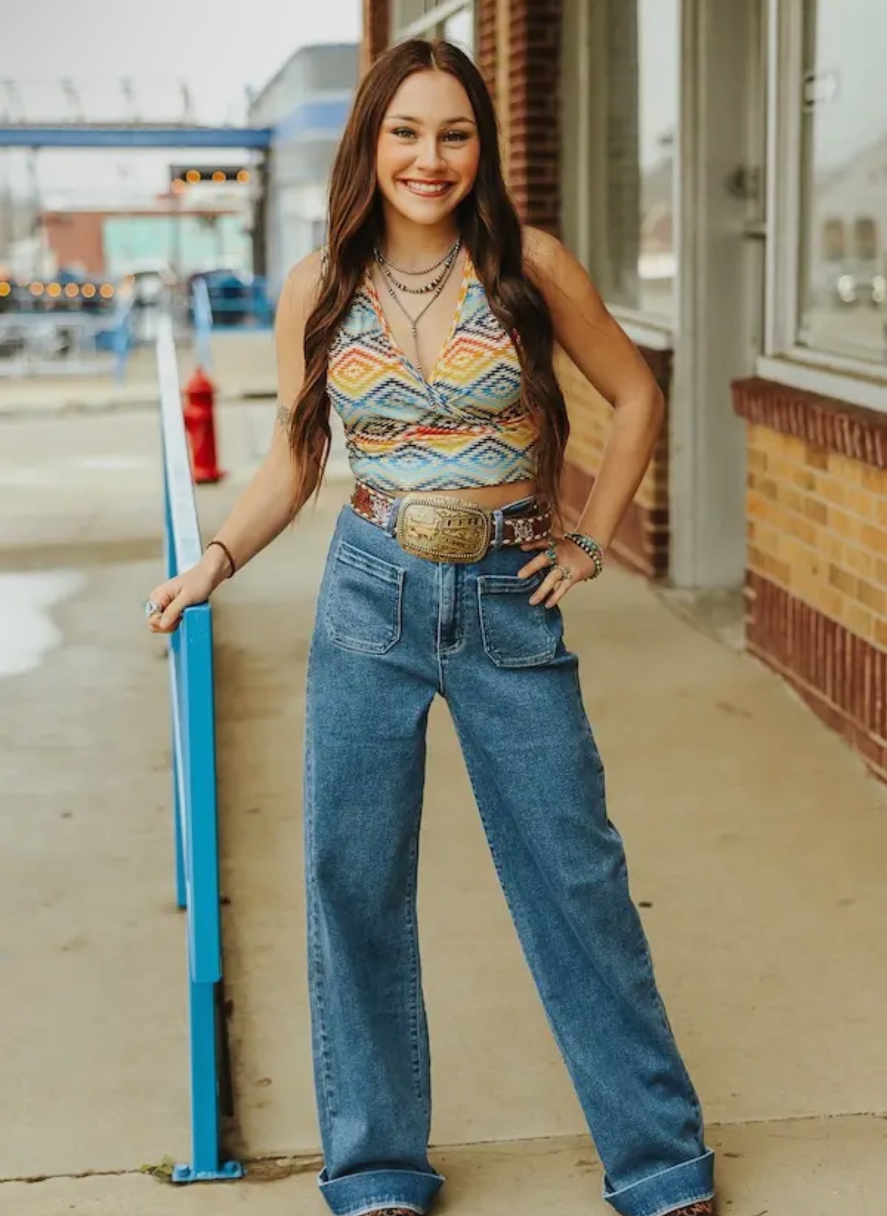 The Chloe Denim Trouser