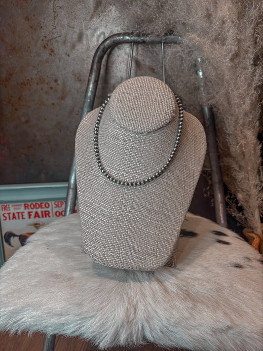 5mm 14β Sterling Silver Pearls