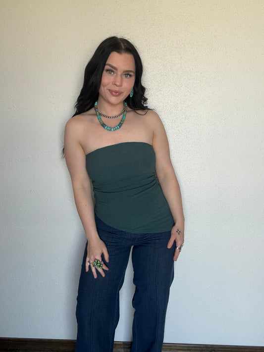 The Tally Tube Top *Turquoise