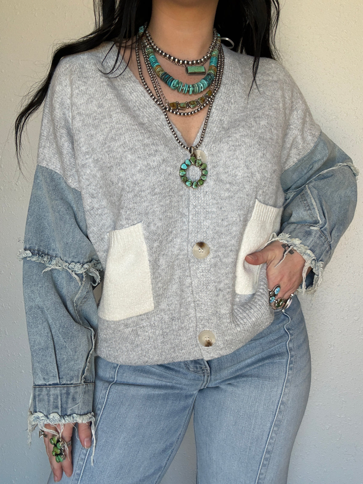 The Dandy Denim Cardigan