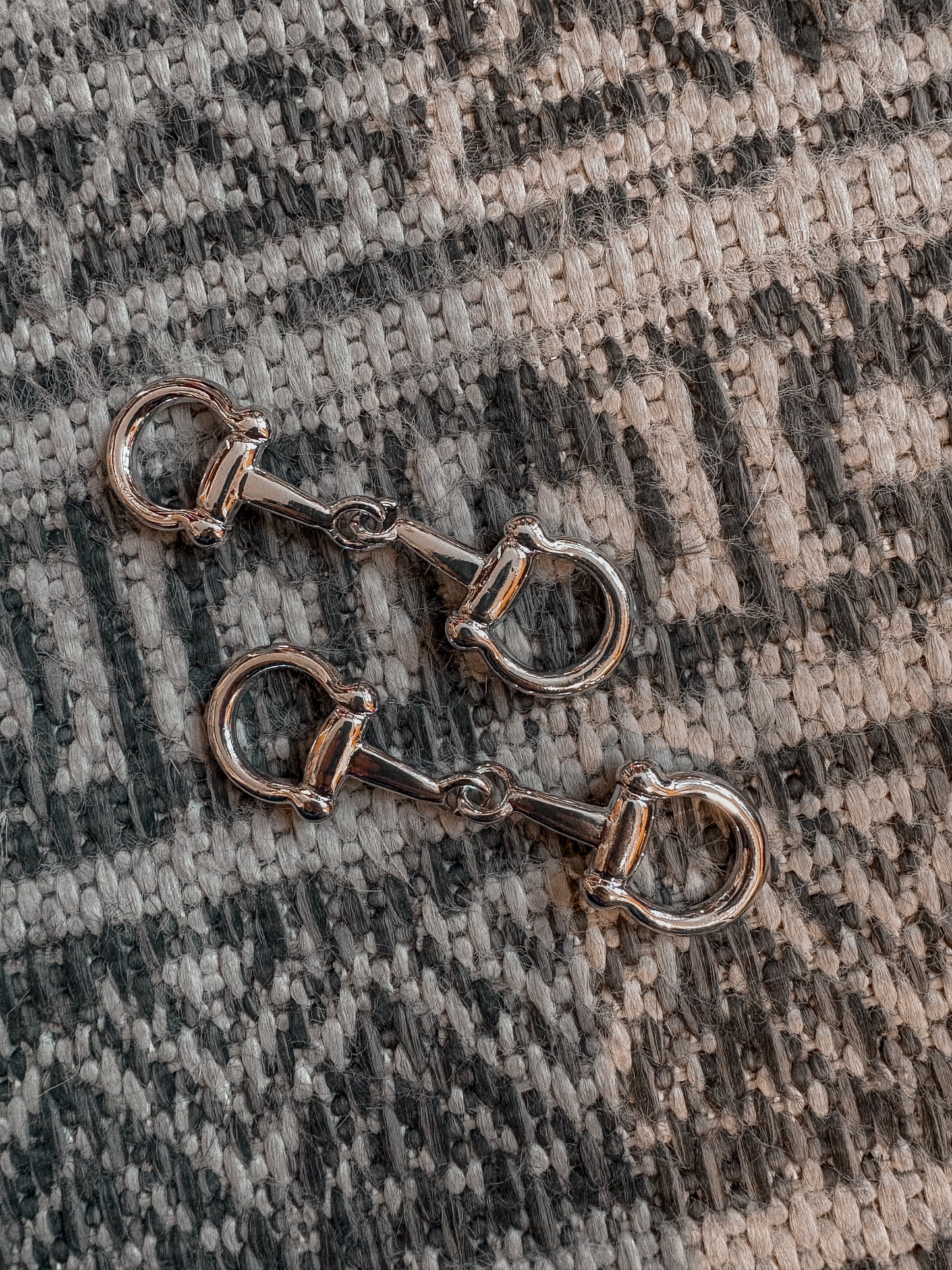 Silver Snaffle Bit Scarf Slide