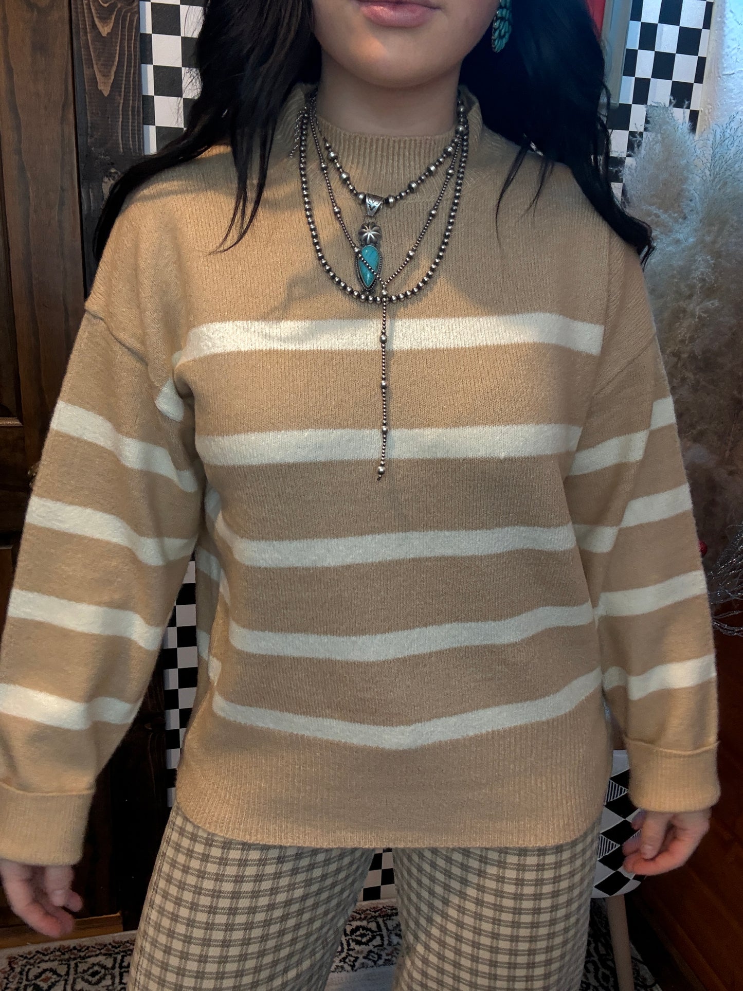 Palomino Striped Sweater