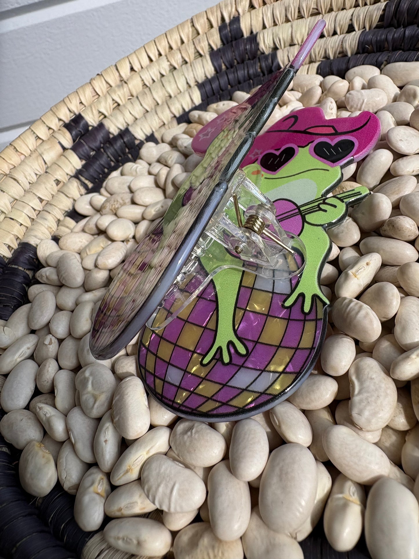 Cowboy Hat Frog Clawclip