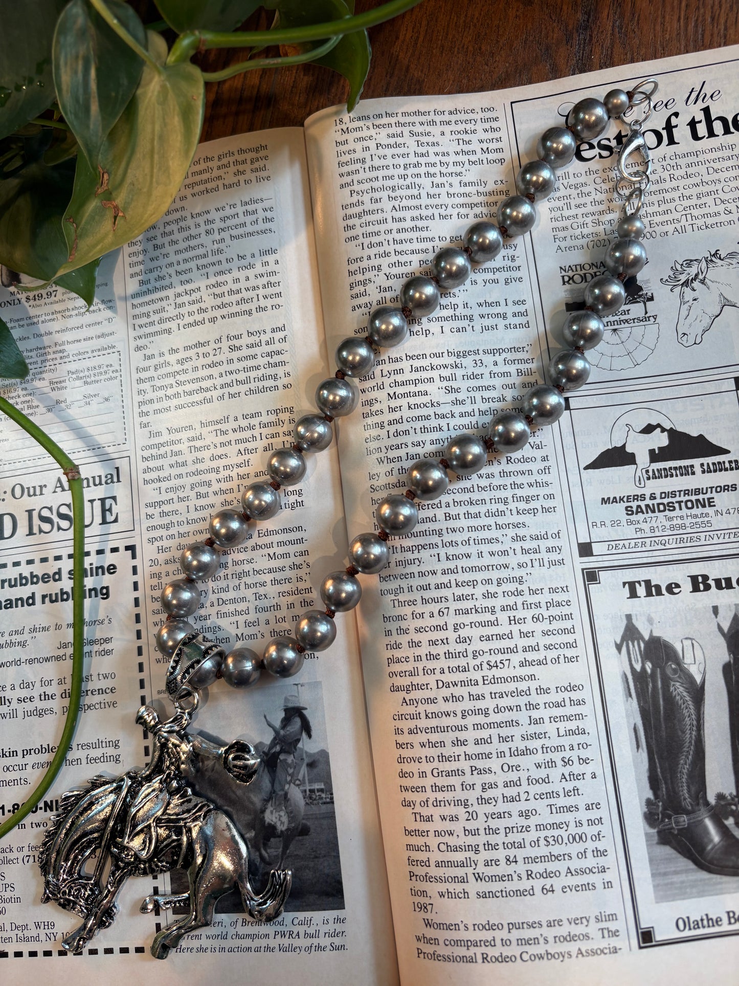 The Bronc Pearl Necklace