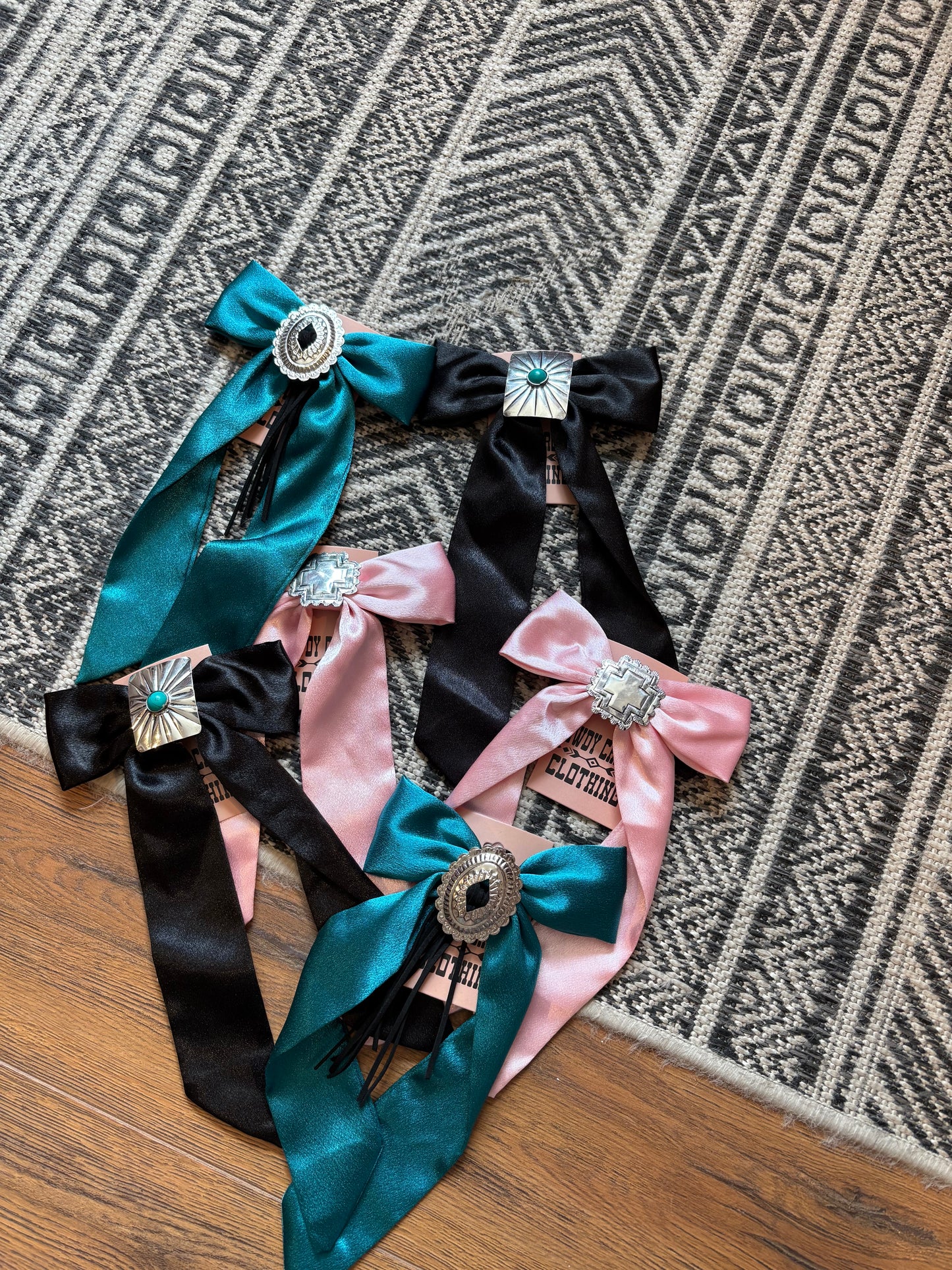 Pink Concho Bow