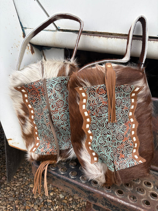 The Cass Cowhide Toiletry Bag