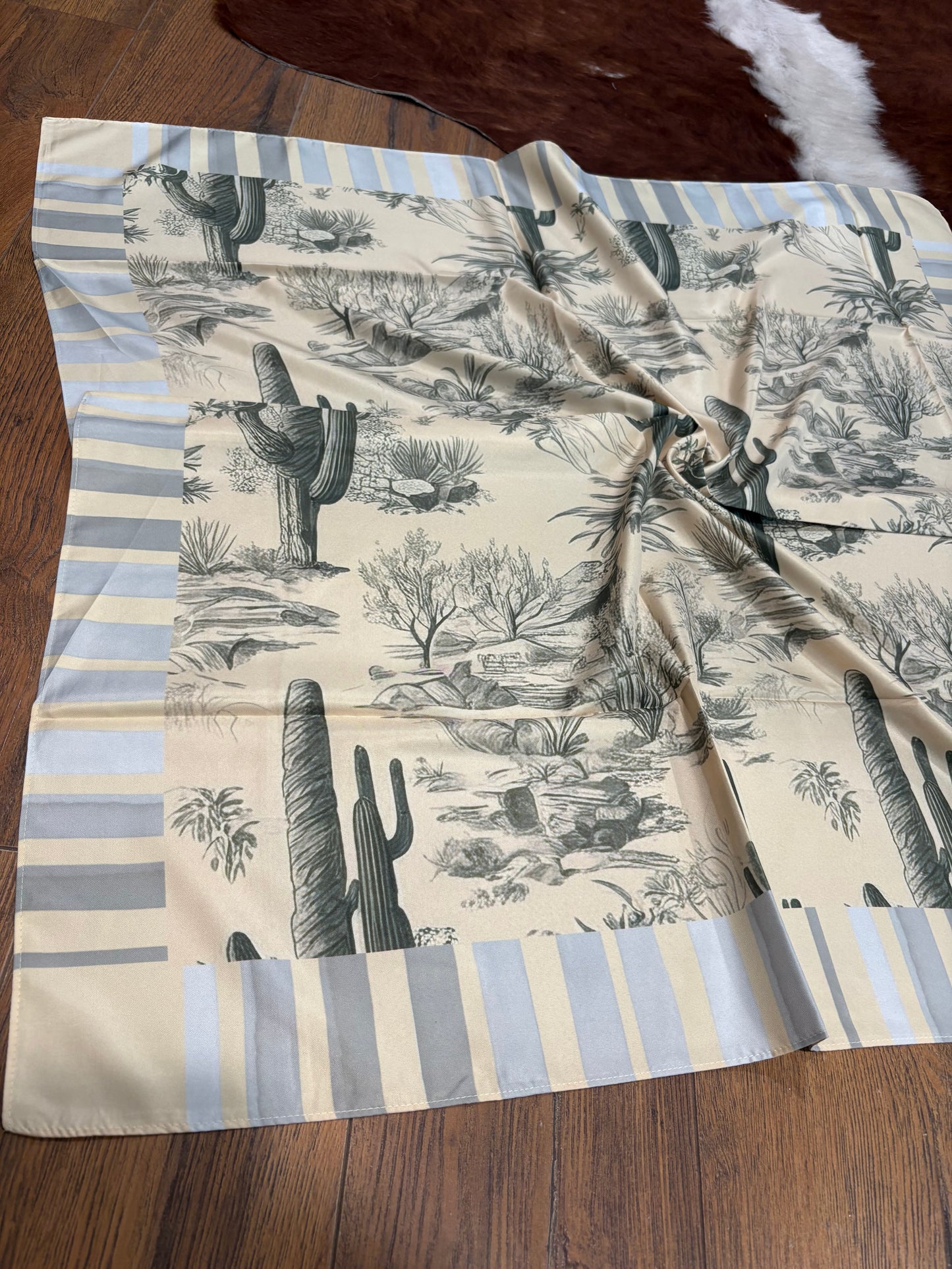 Green Cactus Wild Rag