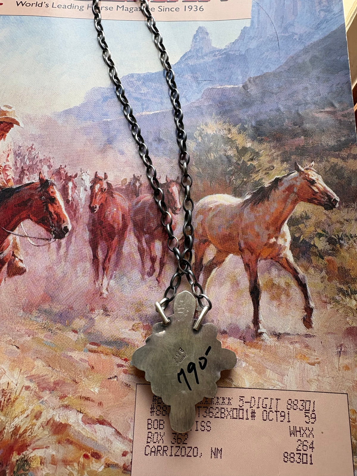B Lee Golden Hills Cluster Necklace