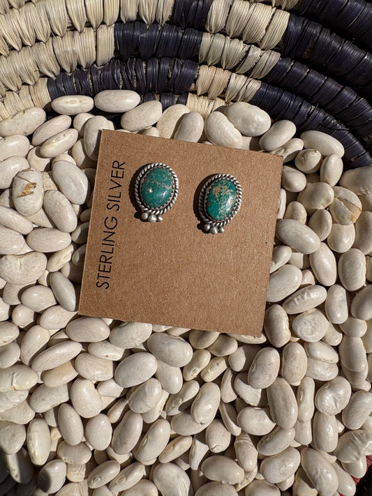 Lone Mountain Turquoise Mini Studs*