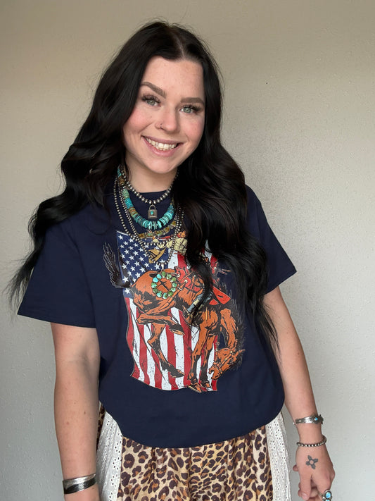 The USA Cowboy Tee