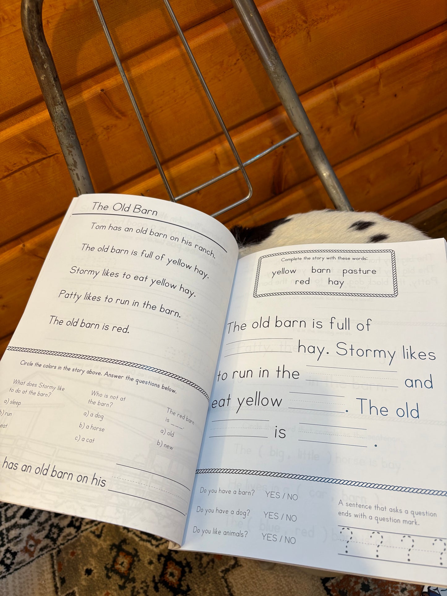 Bored On The Range Cowboy Tom: Word & Reading Workbook ONE