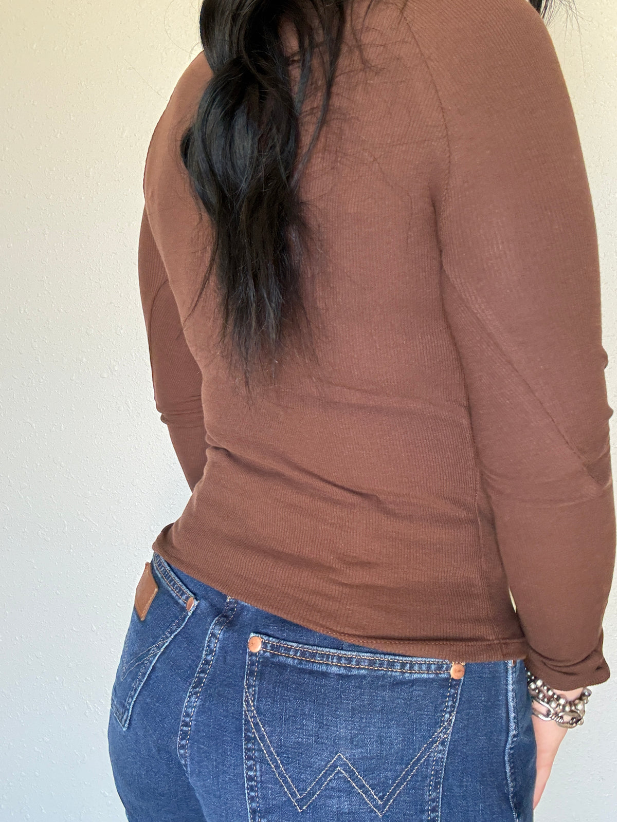 The Lefty Lace Long Sleeve *Brown