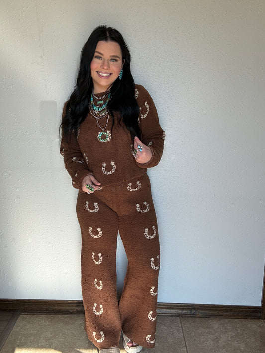 Horseshoe Knit Set