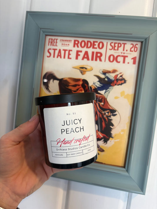 Summer Juicy Peach Soy Wax Candle