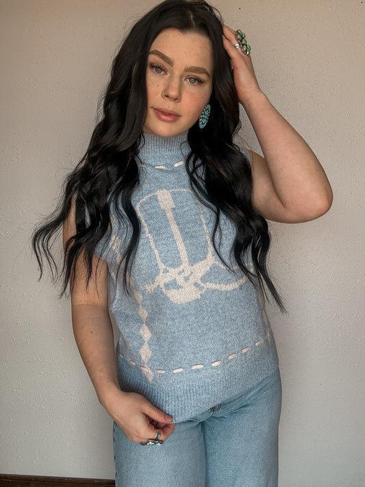 Rodeo Blues Sweater Vest