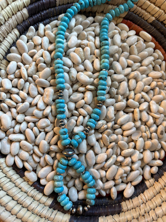 Royal Turquoise Lariat Necklace