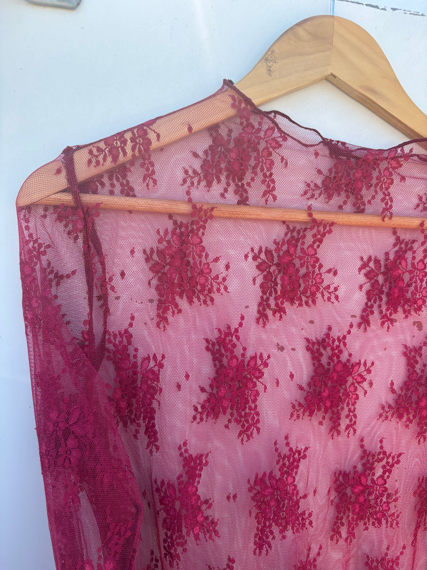 Lace Undershirt *Maroon