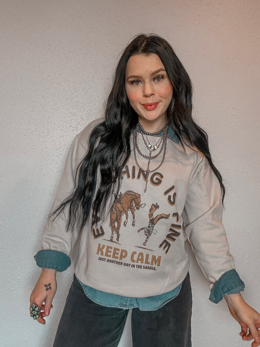 Everything Is Fine Crewneck