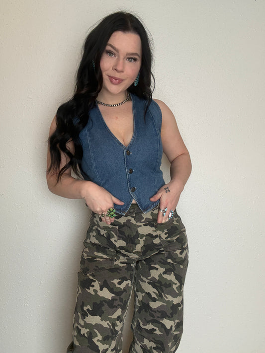 The Perfect Denim Vest