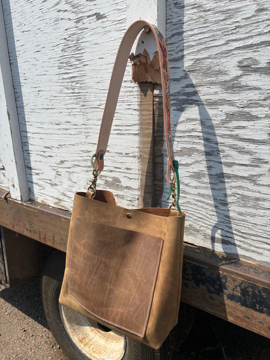 Wild Ponies Tote Bag *Tan