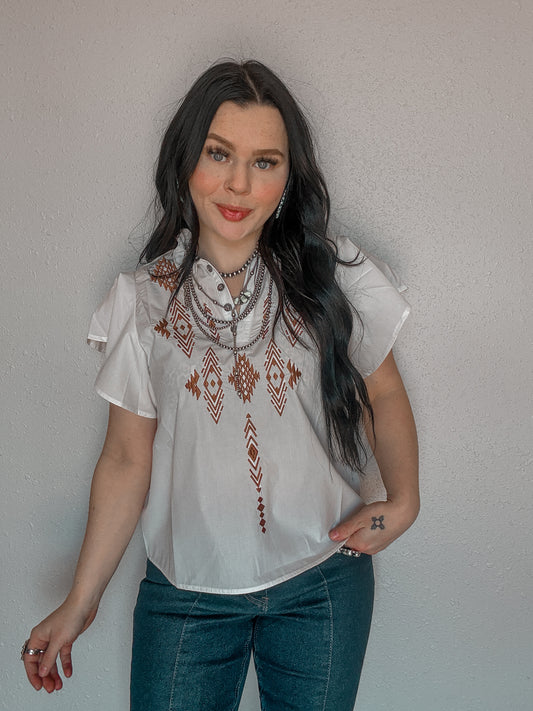The Aztec Illusion Top
