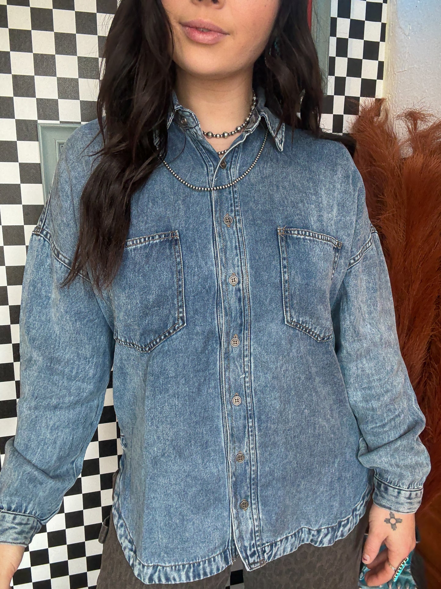 The Roper Denim Top