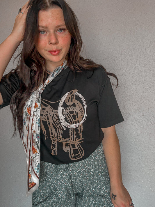 The Ropers Saddle Tee