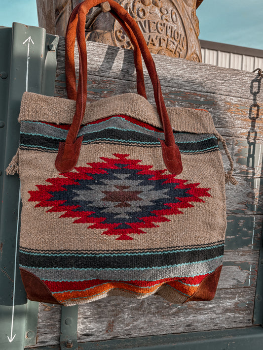 The Iris Saddle Pad Tote Bag