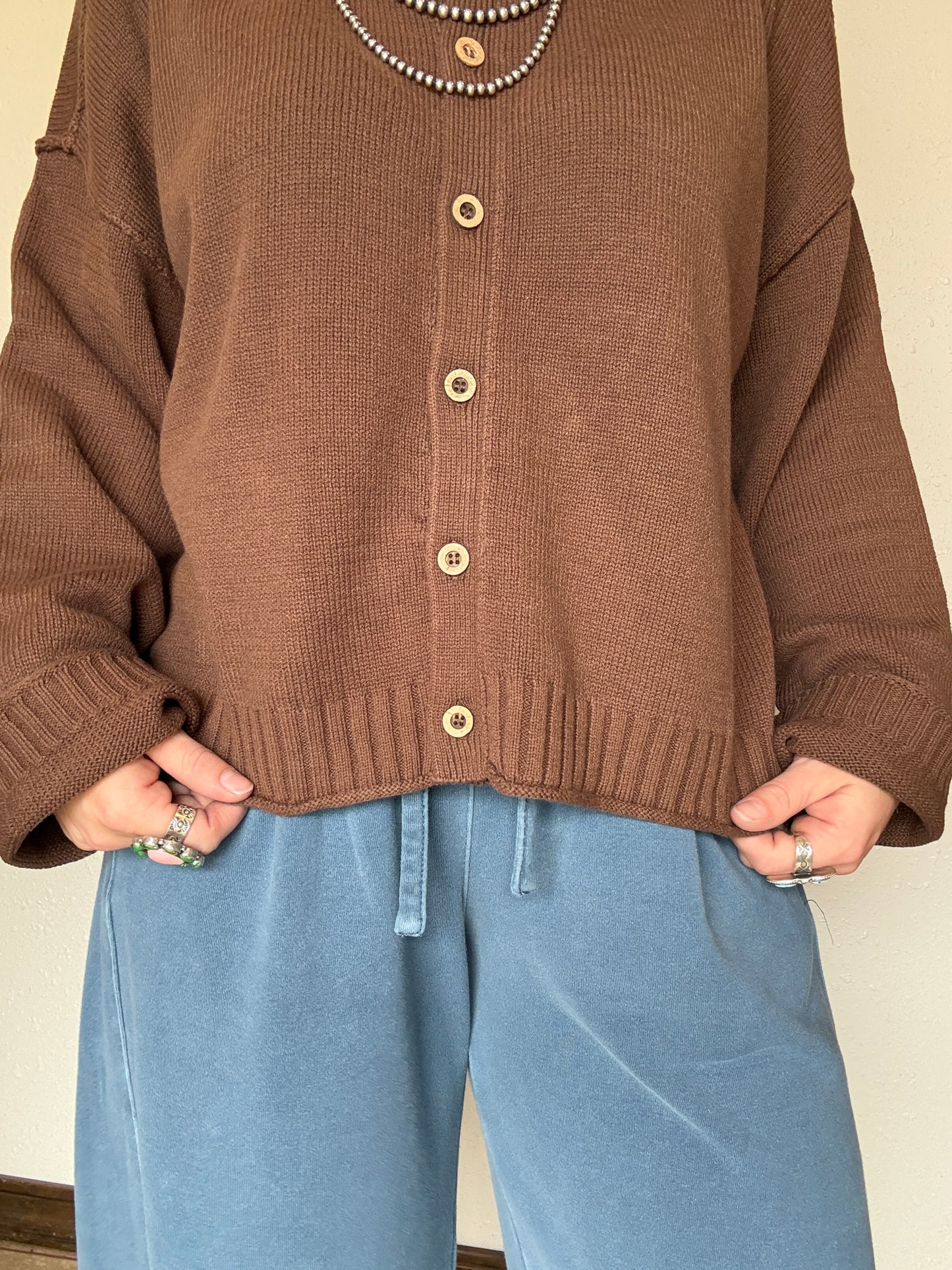 The Bay Pony Button Up Knit