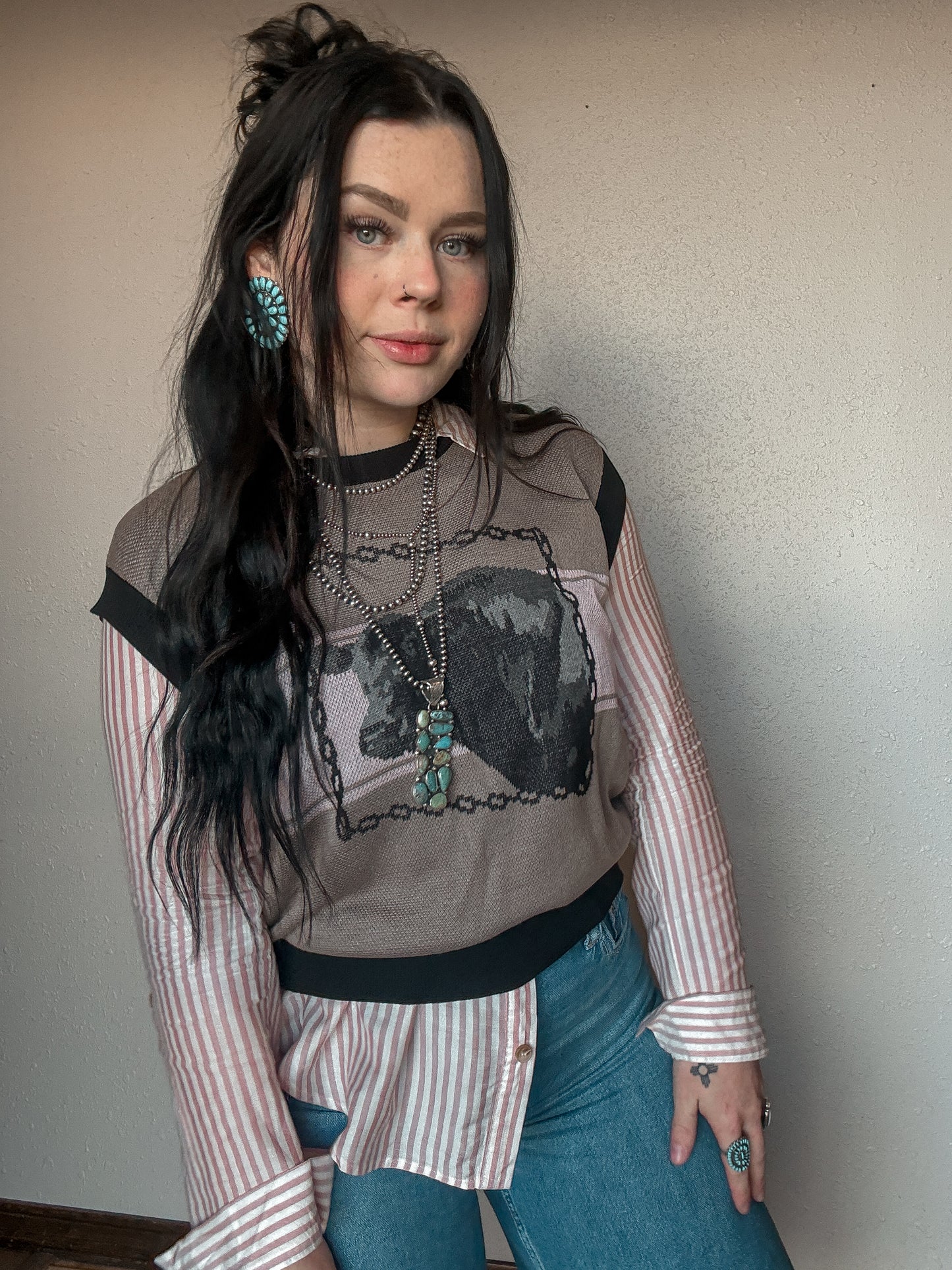 The Mesa Button Up *Rose