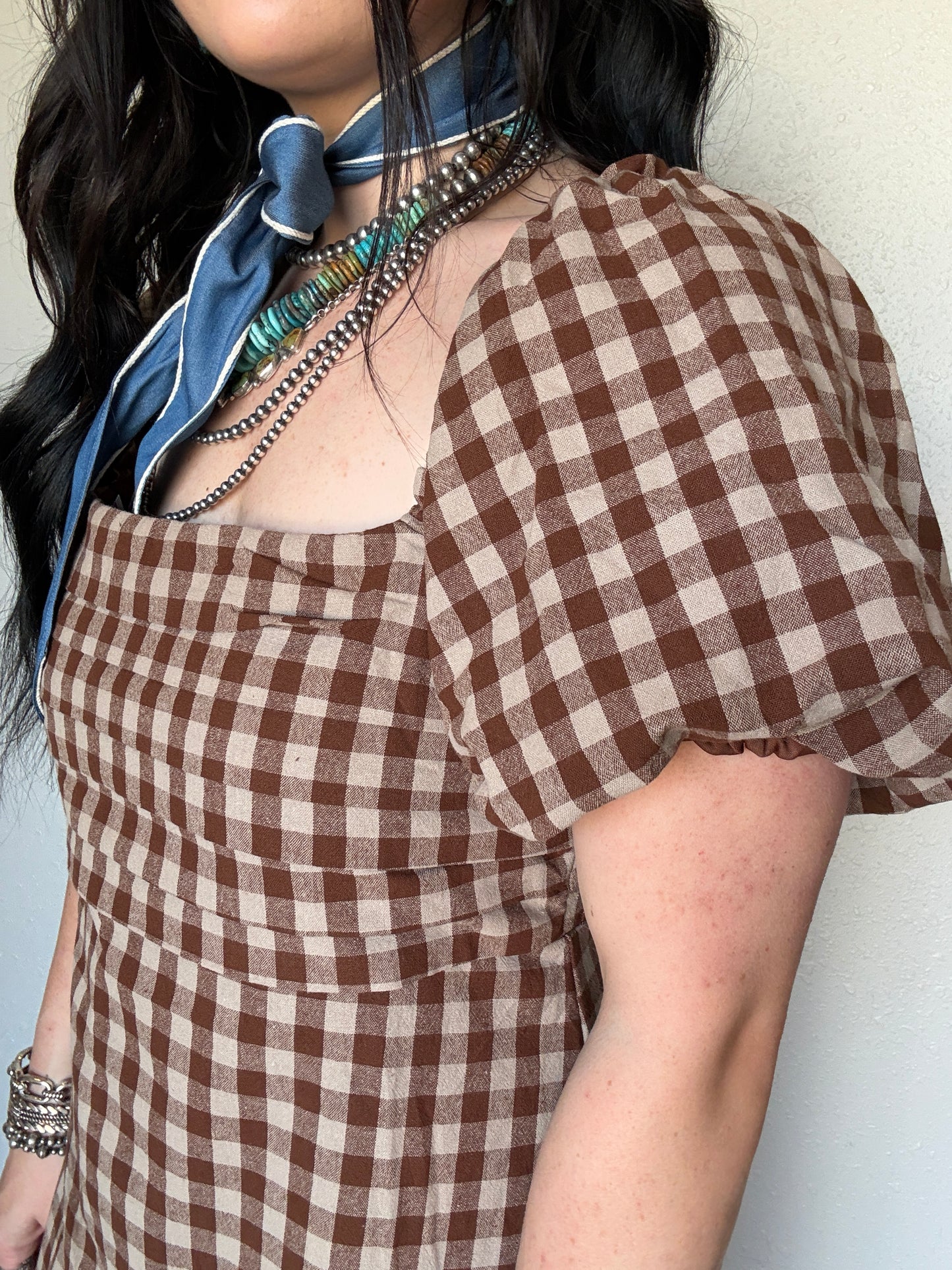 The Autumn Bubble Sleeve Dress