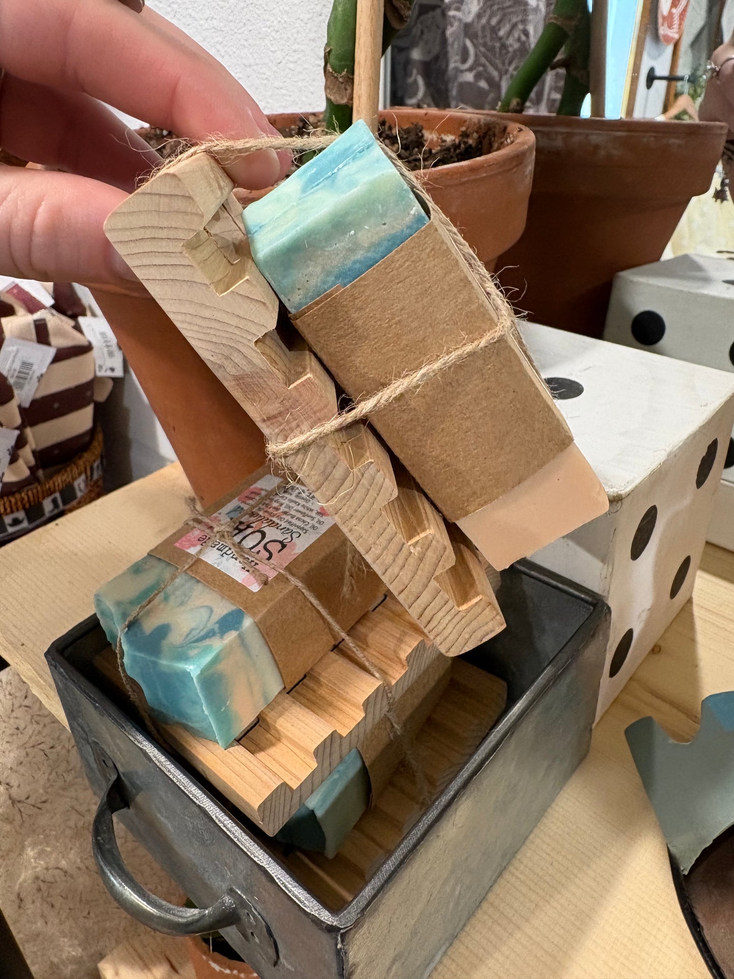 Sandalwood Soap & Dish